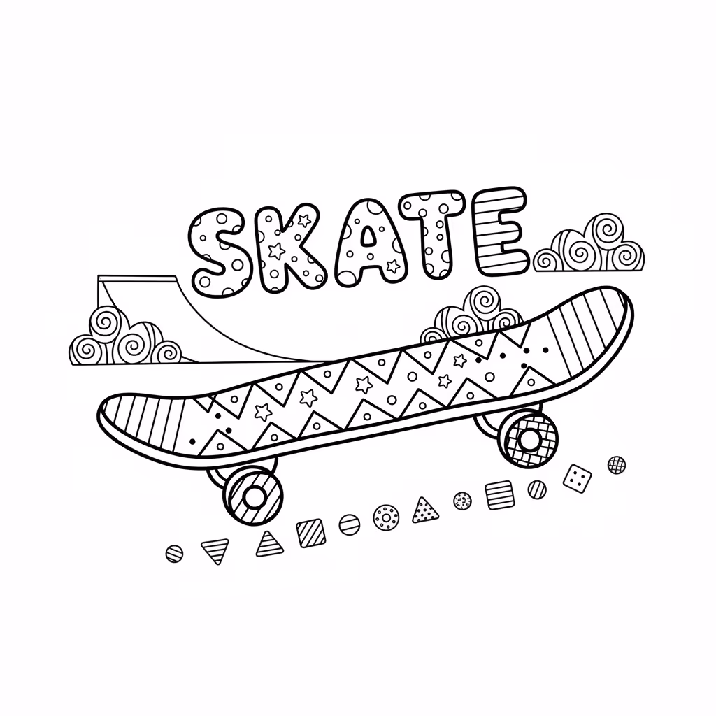 coloriage pour enfant à télécharger, niveau intermédiaire.