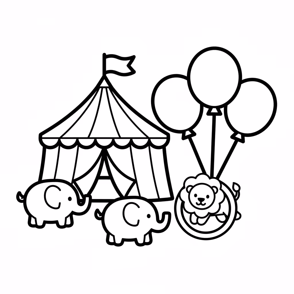 coloriage pour enfant à télécharger, niveau facile.