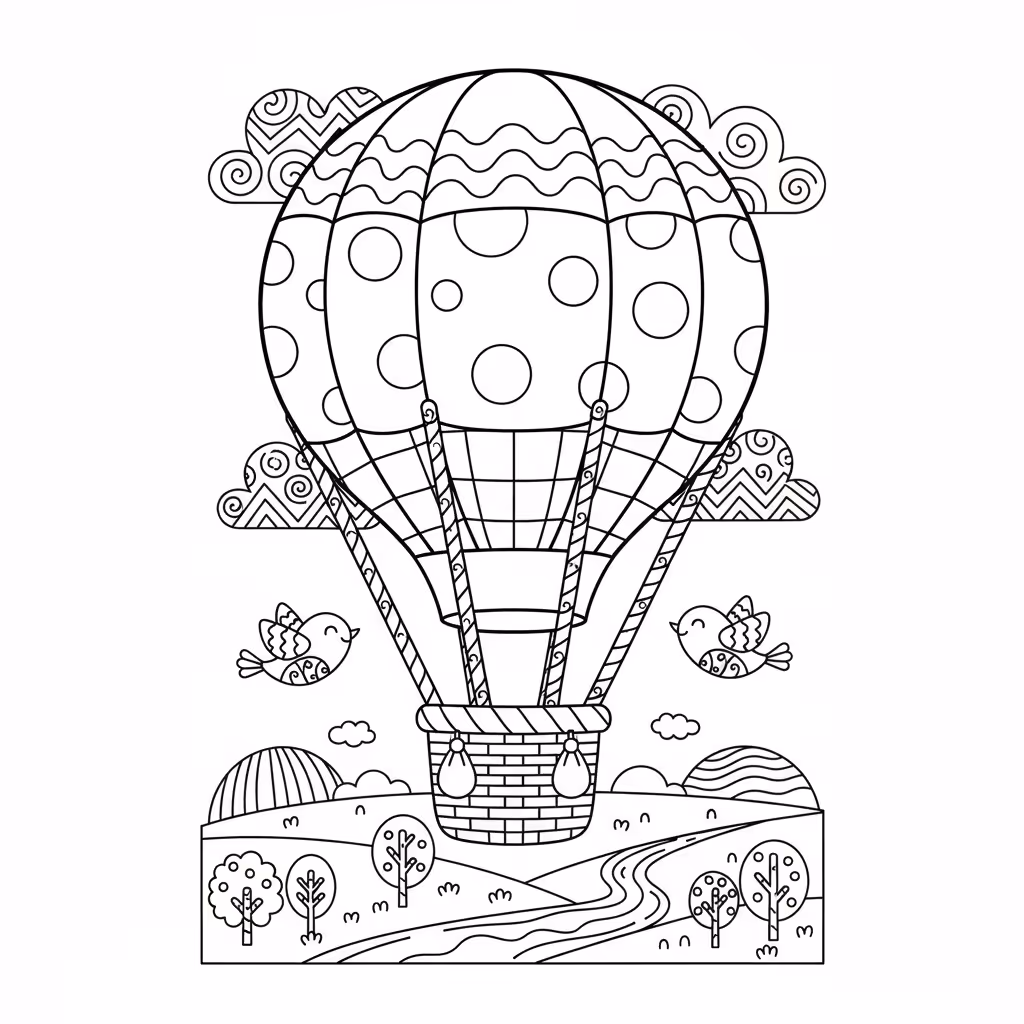 coloriage pour enfant à télécharger, niveau intermédiaire.