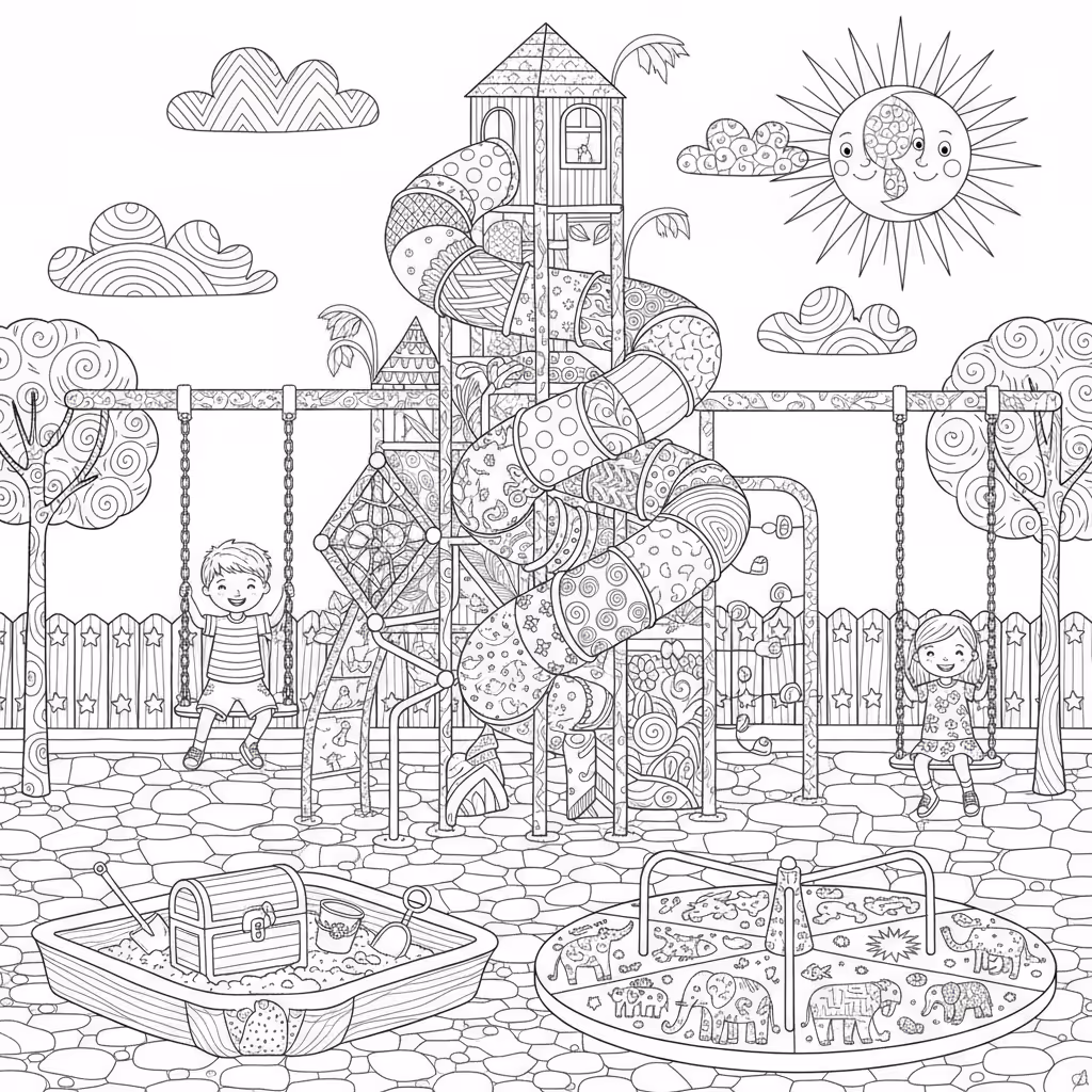 coloriage pour enfant à télécharger, niveau facile.coloriage pour enfant à télécharger, niveau difficile.