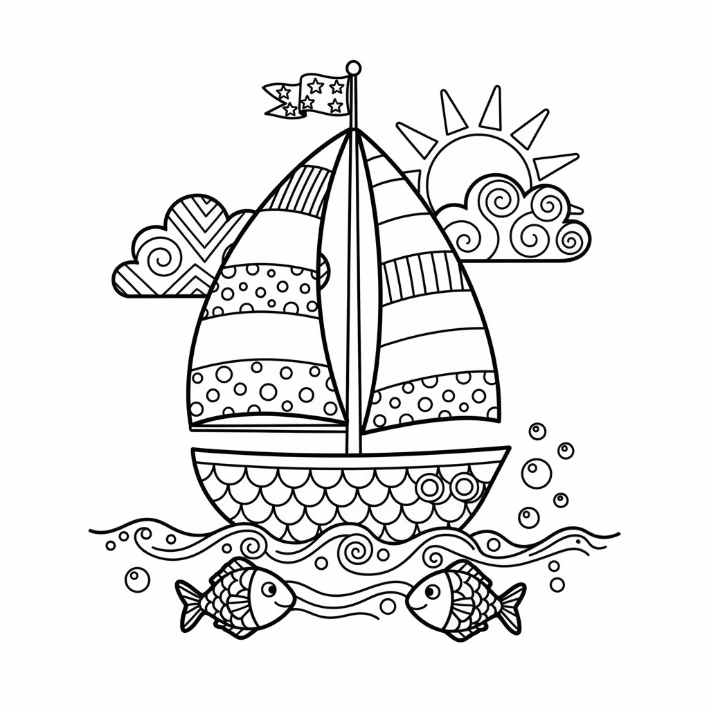 coloriage pour enfant à télécharger, niveau intermédiaire.