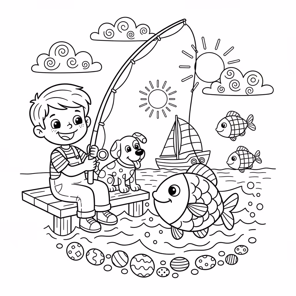coloriage pour enfant à télécharger, niveau intermédiaire.