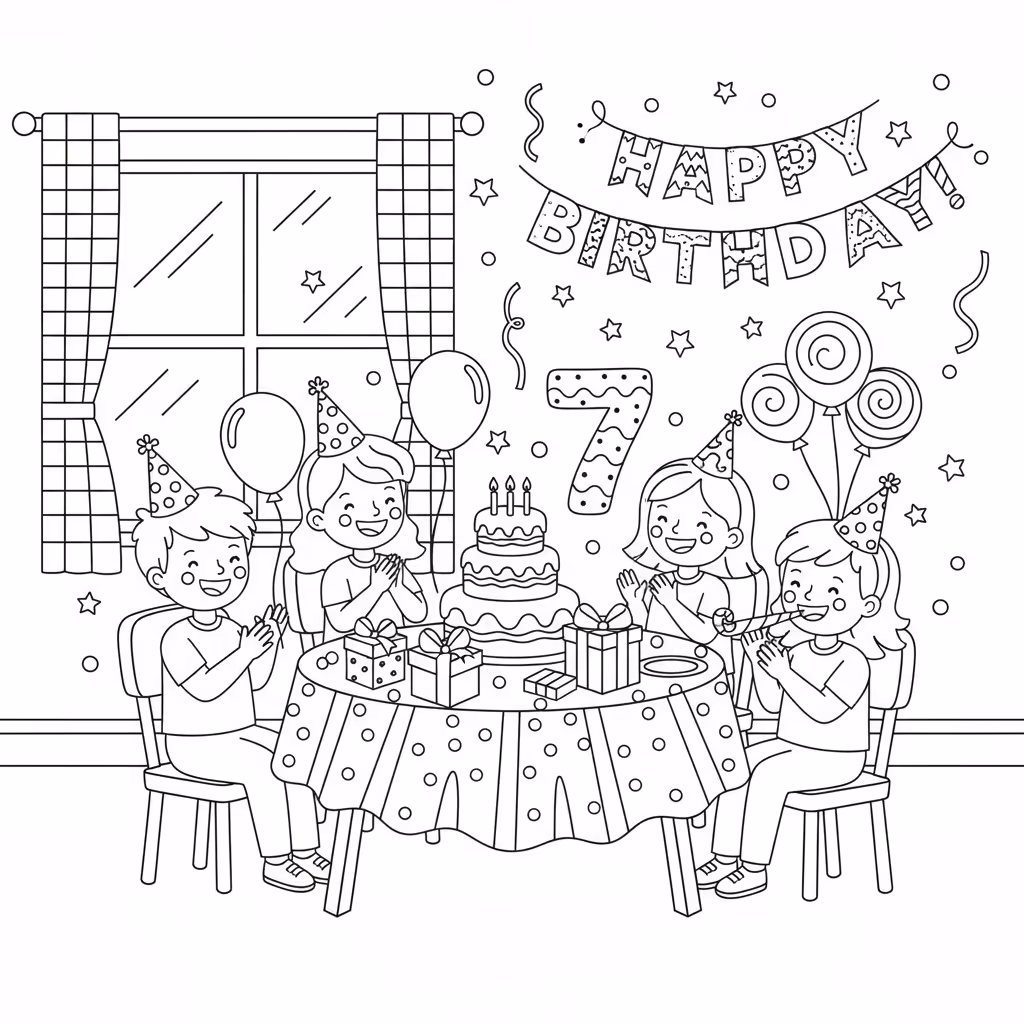 coloriage pour enfant à télécharger, niveau intermédiaire.