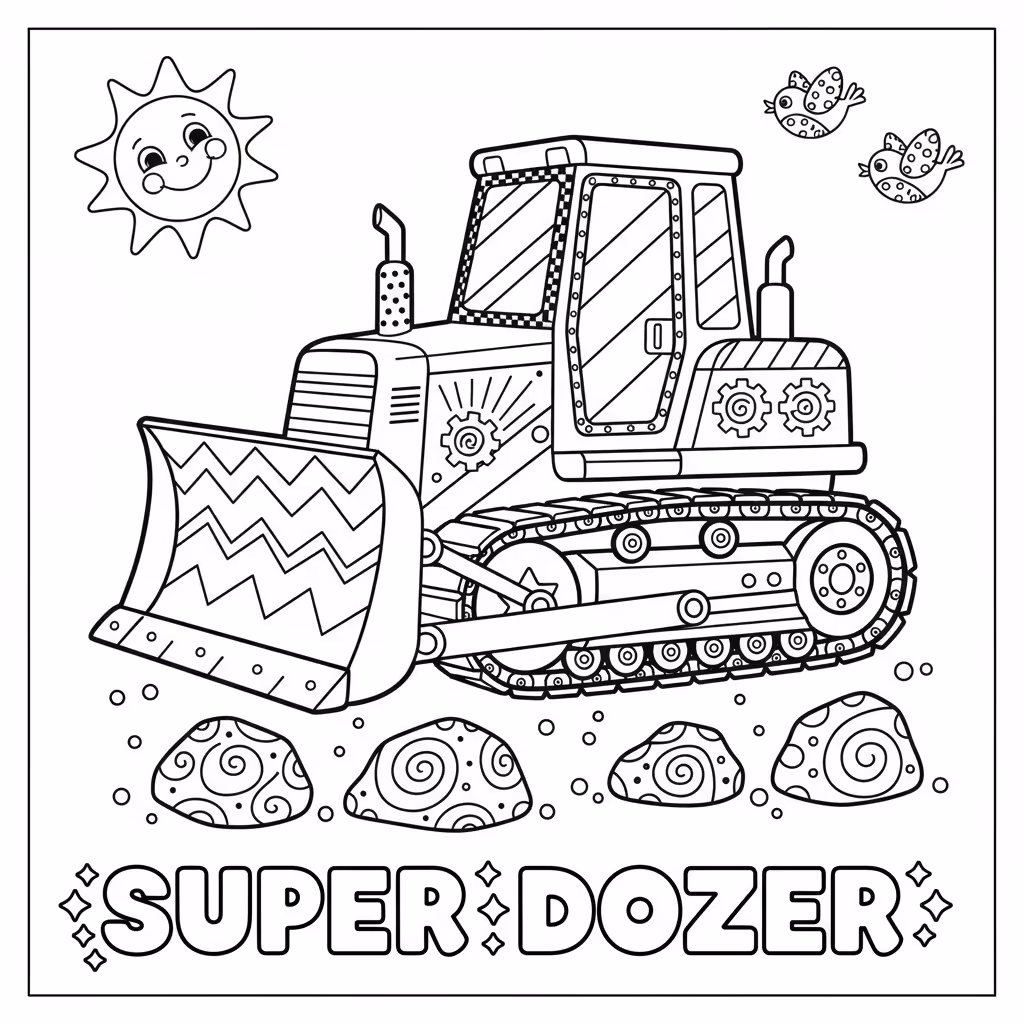 coloriage pour enfant à télécharger, niveau intermédiaire.