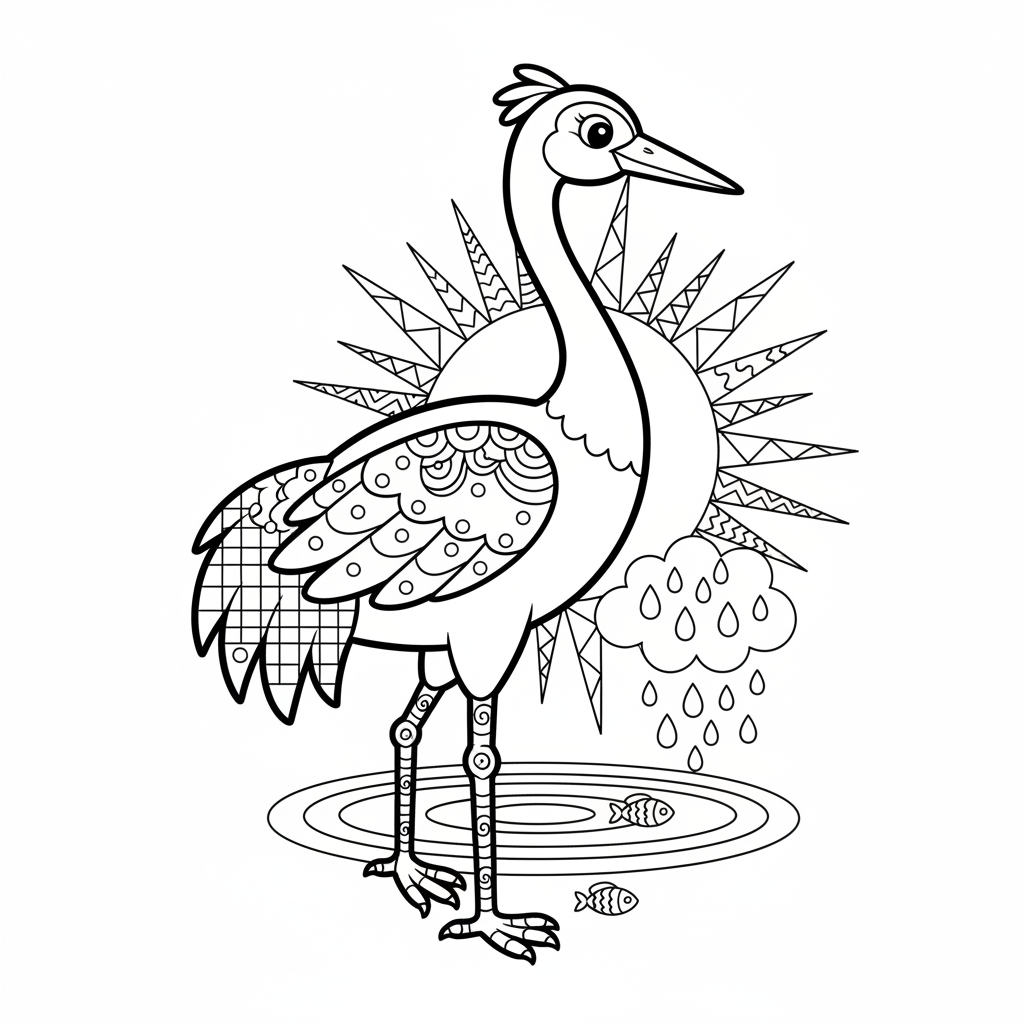 coloriage pour enfant à télécharger, niveau intermédiaire.