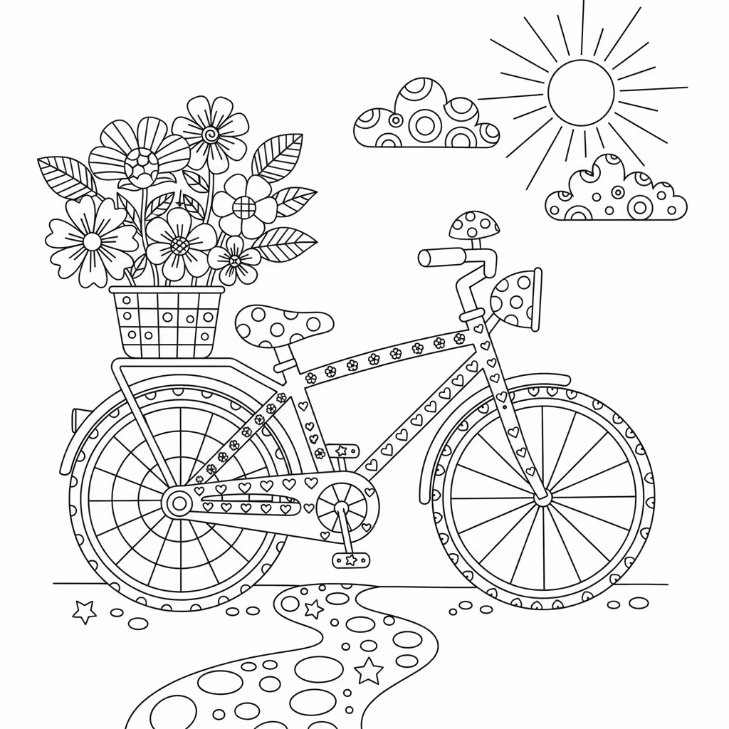 coloriage pour enfant à télécharger, niveau intermédiaire.