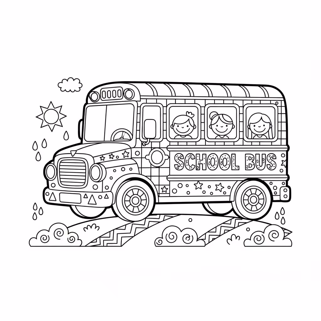 coloriage pour enfant à télécharger, niveau intermédiaire.