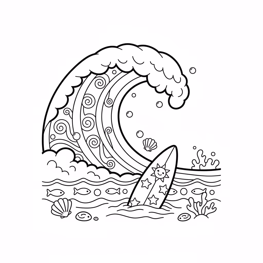 coloriage pour enfant à télécharger, niveau intermédiaire.