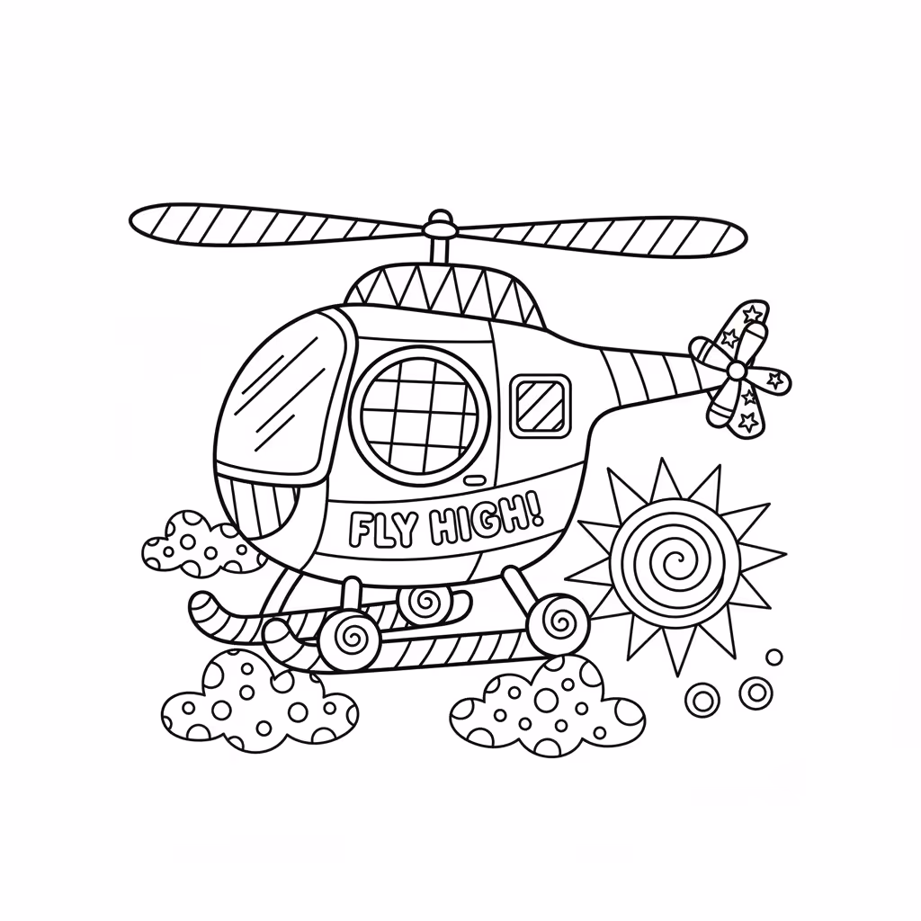 coloriage pour enfant à télécharger, niveau intermédiaire.