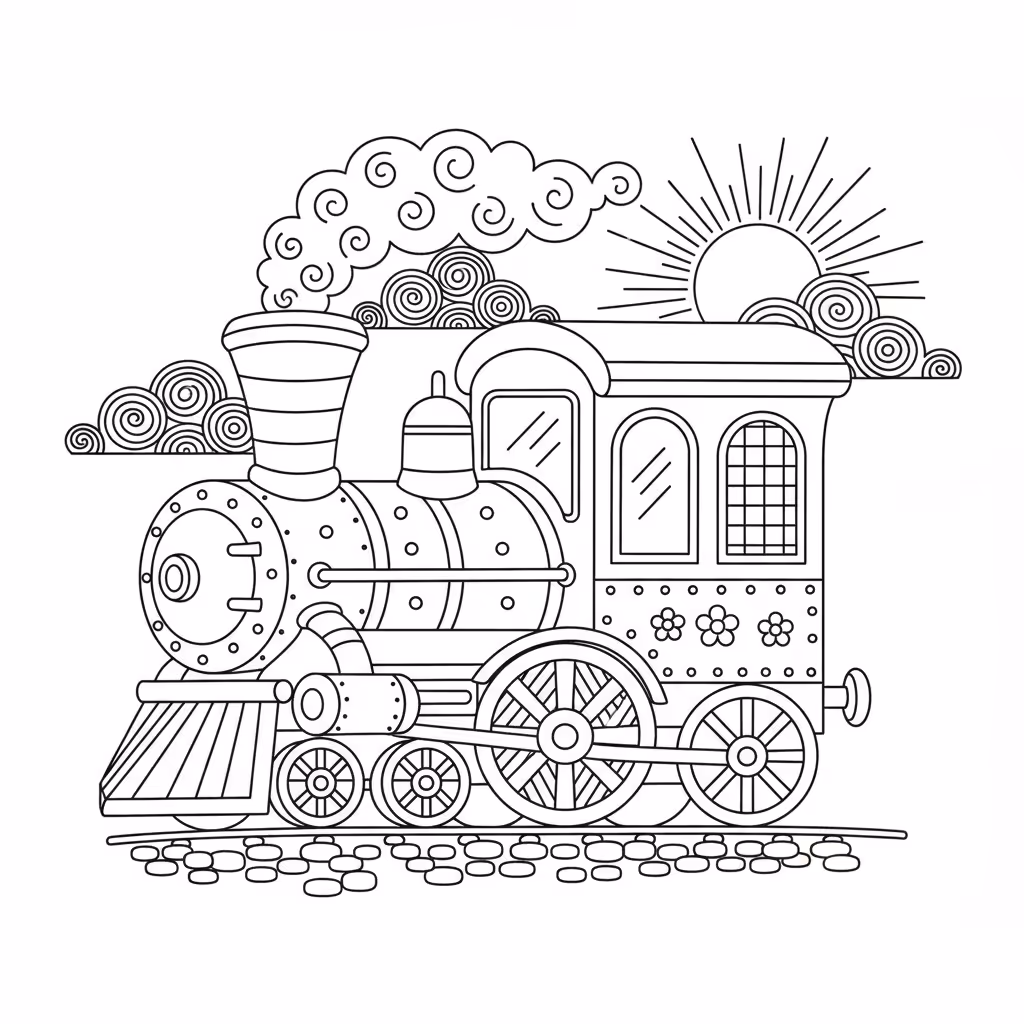 coloriage pour enfant à télécharger, niveau intermédiaire.