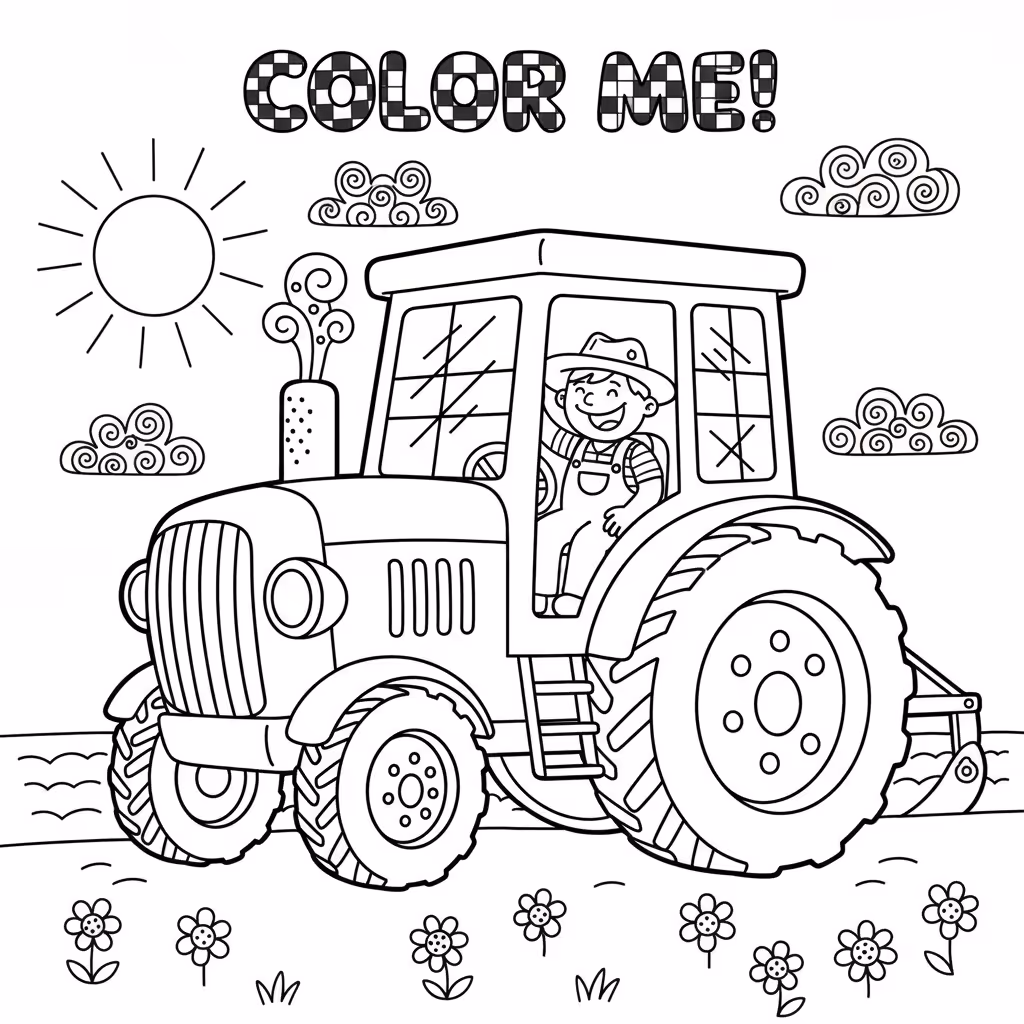 coloriage pour enfant à télécharger, niveau intermédiaire.
