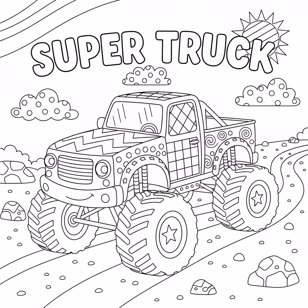 coloriage pour enfant à télécharger, niveau intermédiaire.