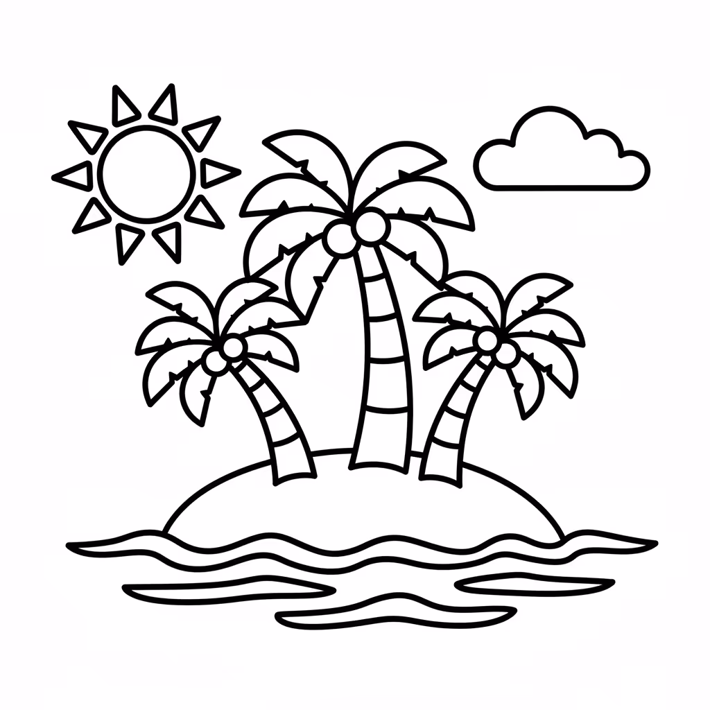 coloriage pour enfant à télécharger, niveau facile.
