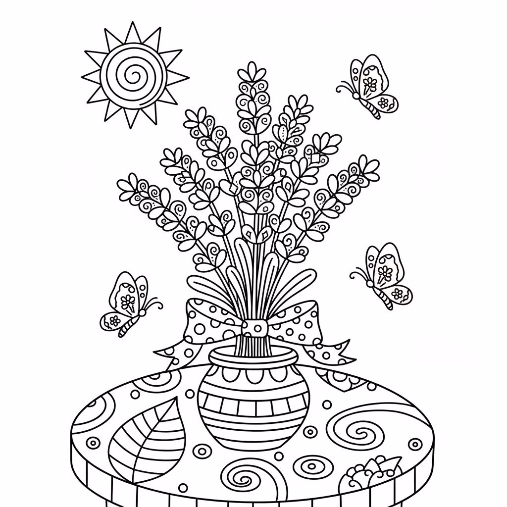 coloriage pour enfant à télécharger, niveau intermédiaire.