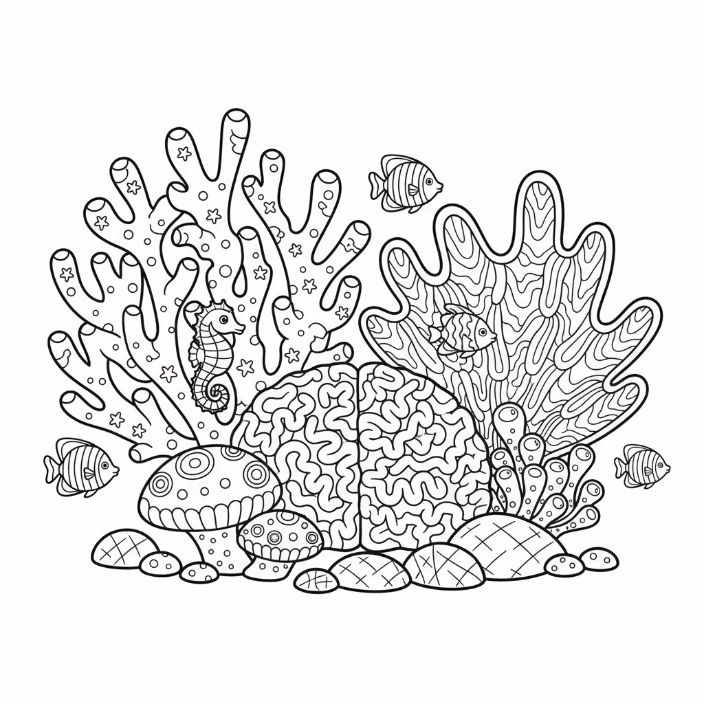 coloriage pour enfant à télécharger, niveau intermédiaire.