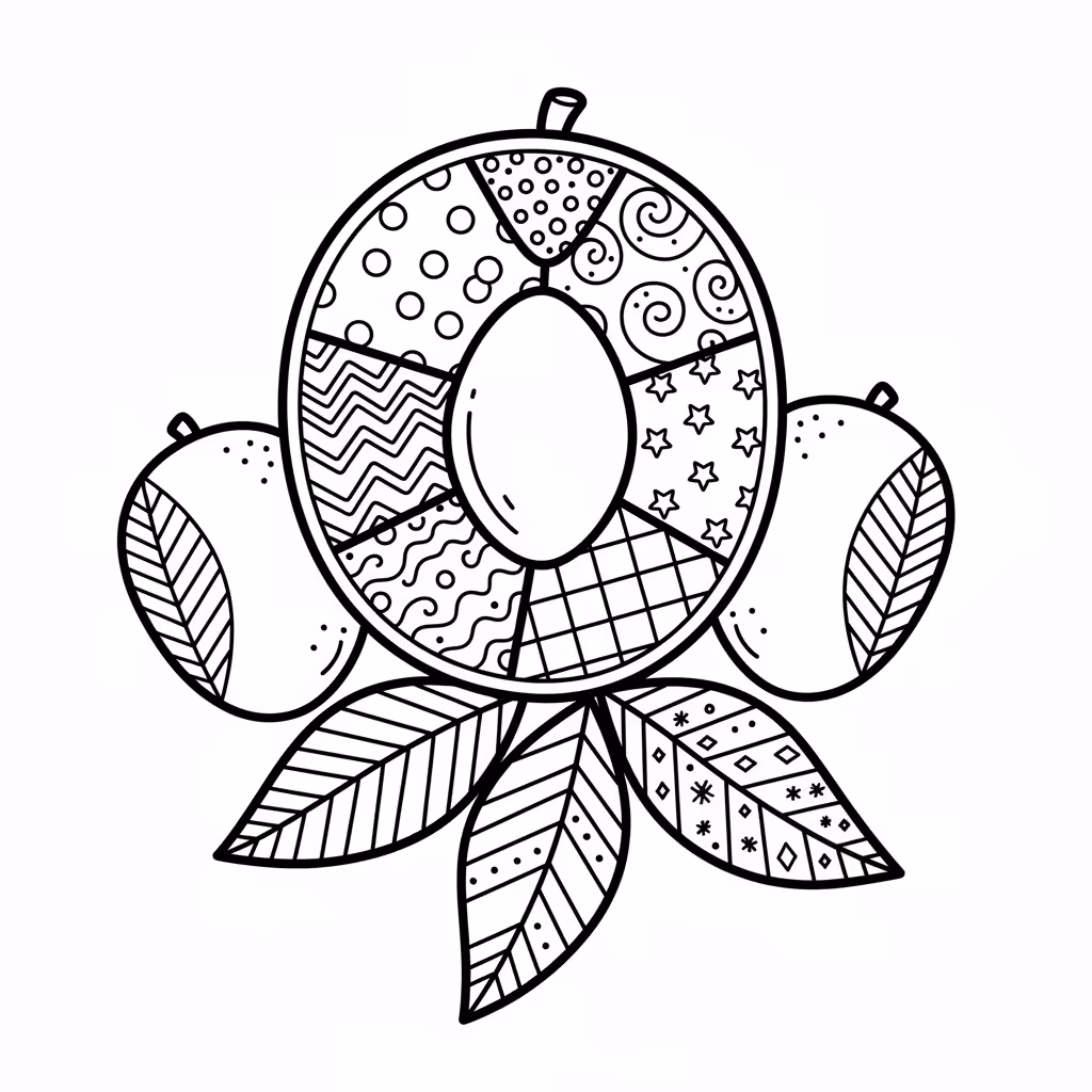 coloriage pour enfant à télécharger, niveau intermédiaire.