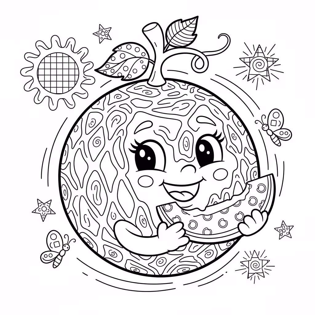 coloriage pour enfant à télécharger, niveau intermédiaire.