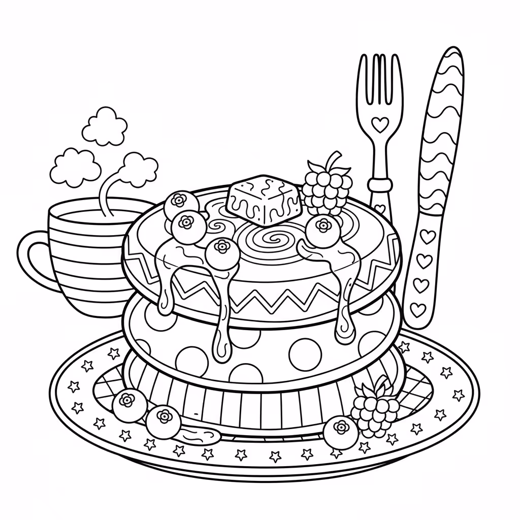 coloriage pour enfant à télécharger, niveau intermédiaire.