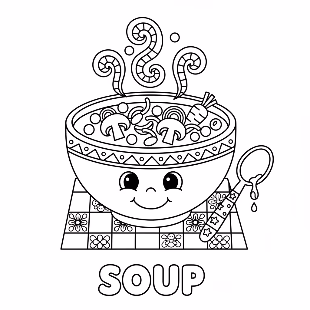 coloriage pour enfant à télécharger, niveau intermédiaire.