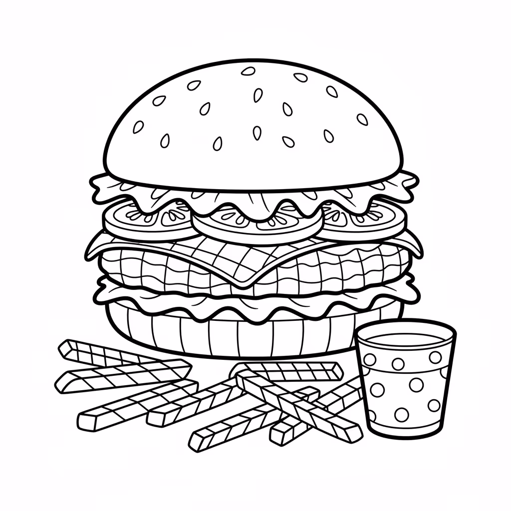 coloriage pour enfant à télécharger, niveau intermédiaire.