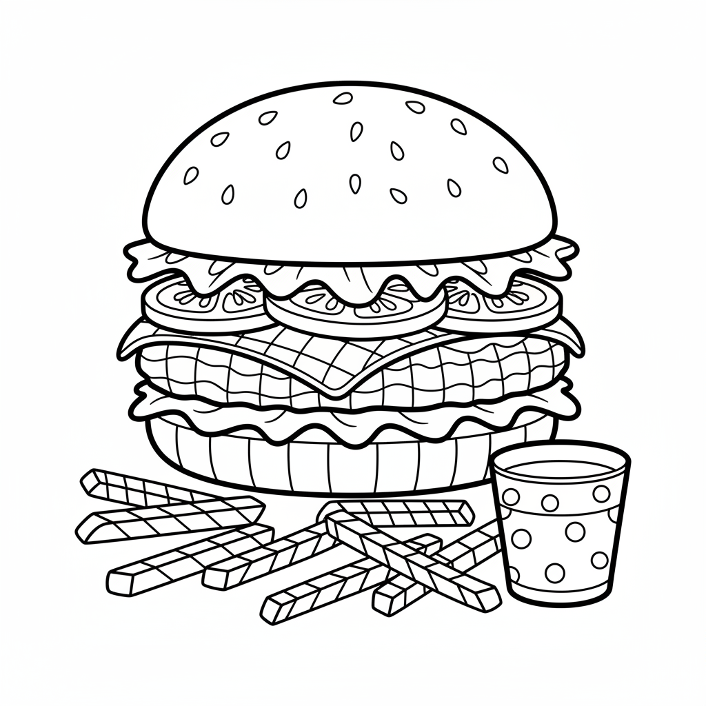 coloriage pour enfant à télécharger, niveau intermédiaire.
