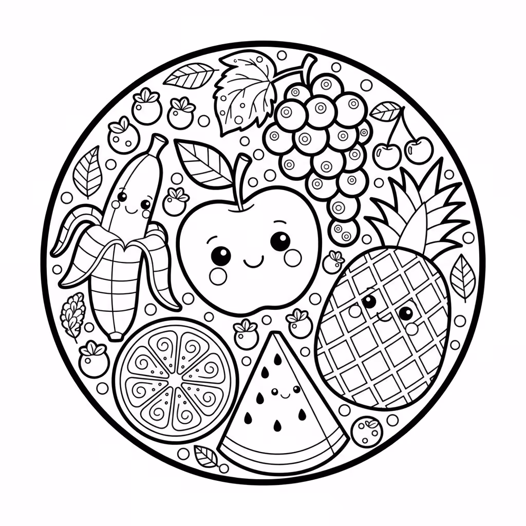 coloriage pour enfant à télécharger, niveau intermédiaire.