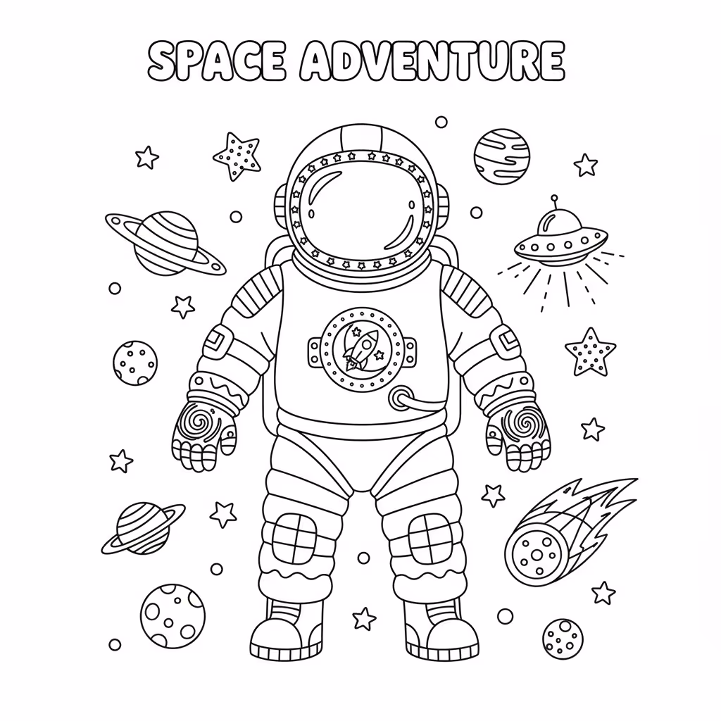 coloriage pour enfant à télécharger, niveau intermédiaire.