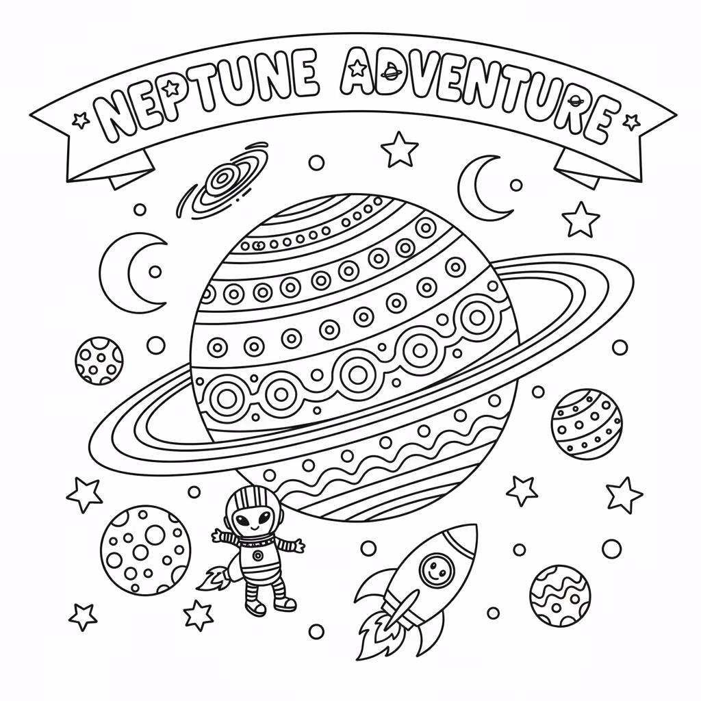 coloriage pour enfant à télécharger, niveau intermédiaire.