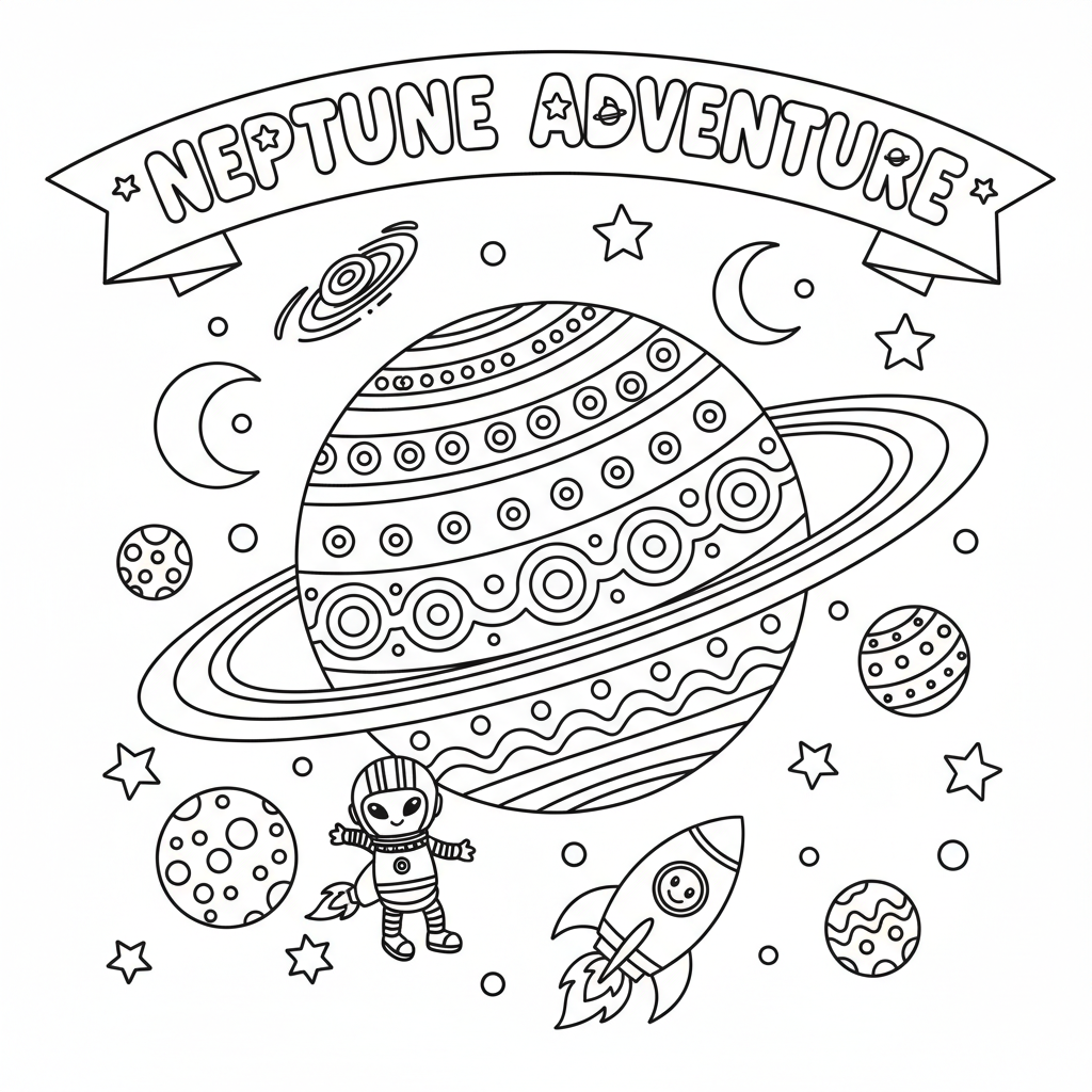 coloriage pour enfant à télécharger, niveau intermédiaire.