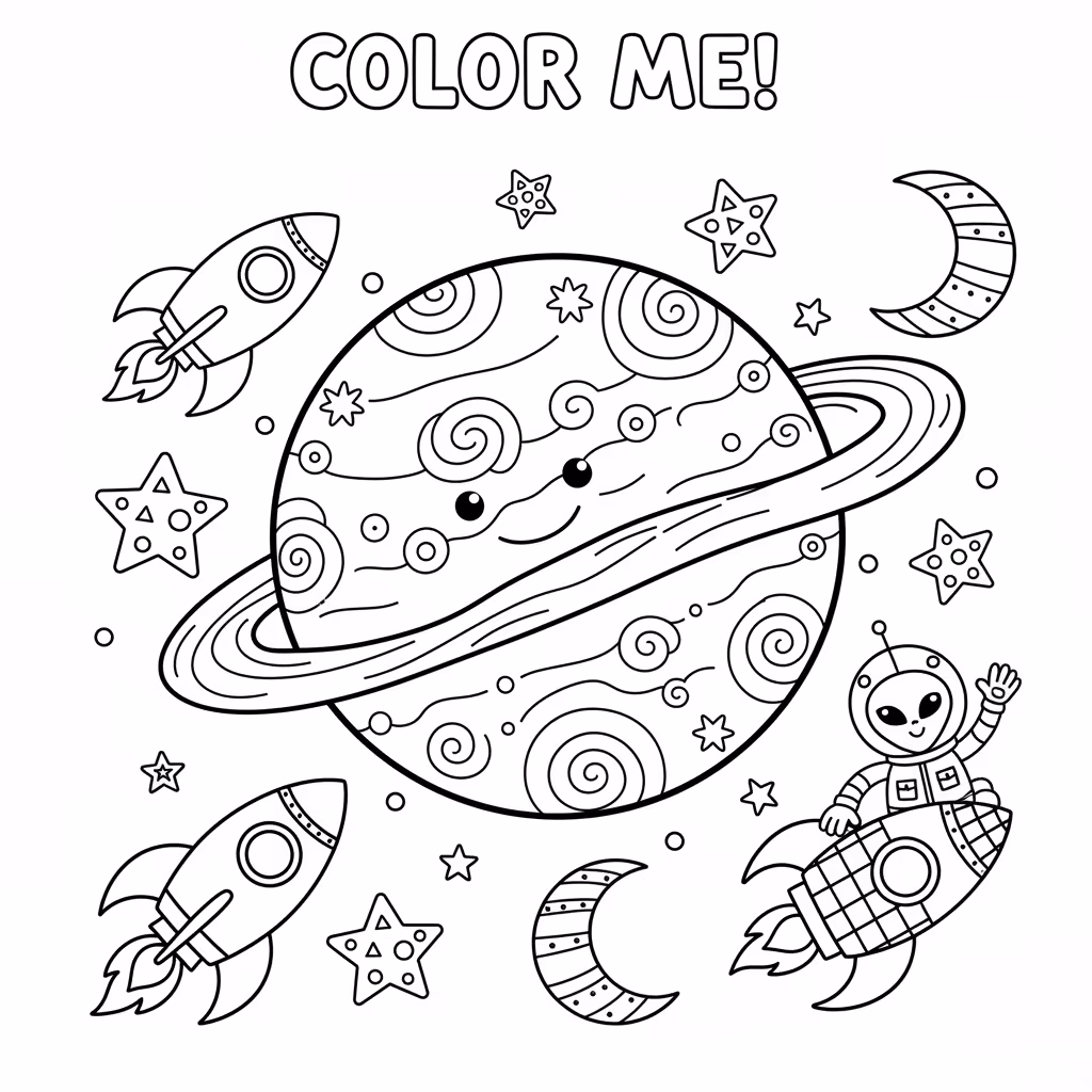 coloriage pour enfant à télécharger, niveau intermédiaire.