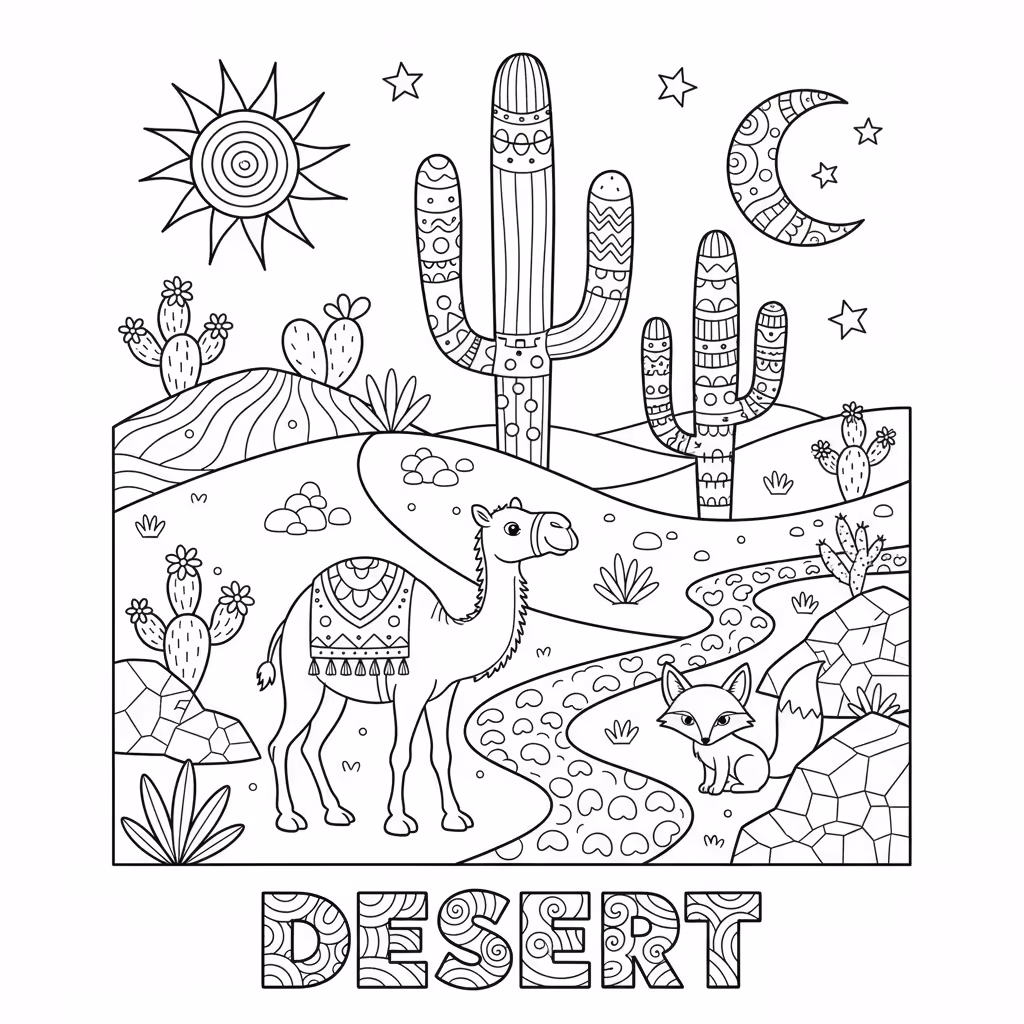 coloriage pour enfant à télécharger, niveau intermédiaire.