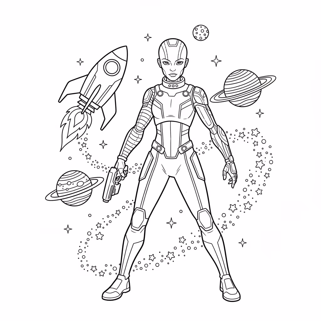 coloriage pour enfant à télécharger, niveau intermédiaire.