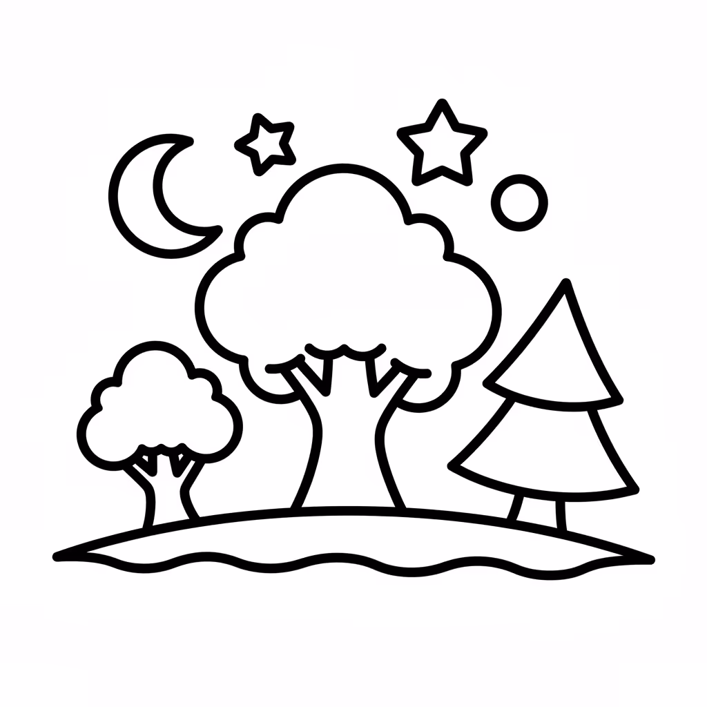 coloriage pour enfant à télécharger, niveau facile.