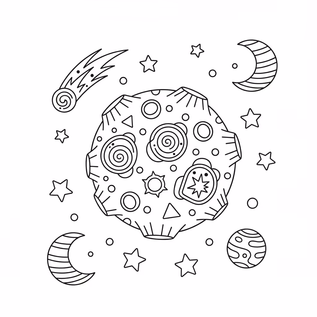 coloriage pour enfant à télécharger, niveau intermédiaire.