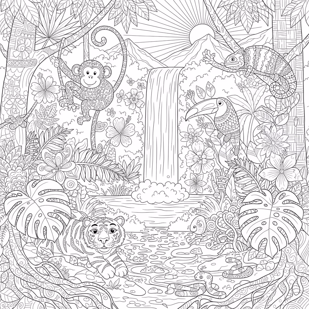 coloriage pour enfant à télécharger, niveau facile.coloriage pour enfant à télécharger, niveau difficile.