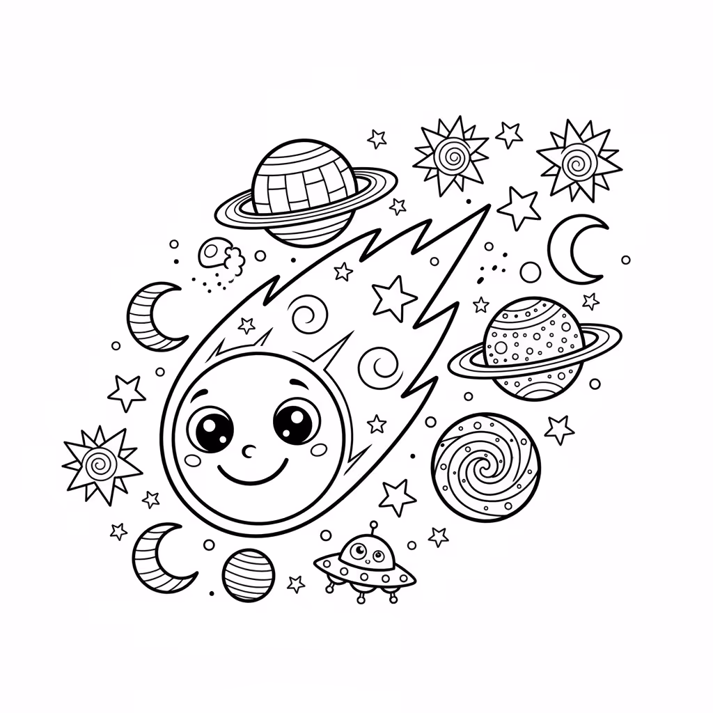 coloriage pour enfant à télécharger, niveau intermédiaire.