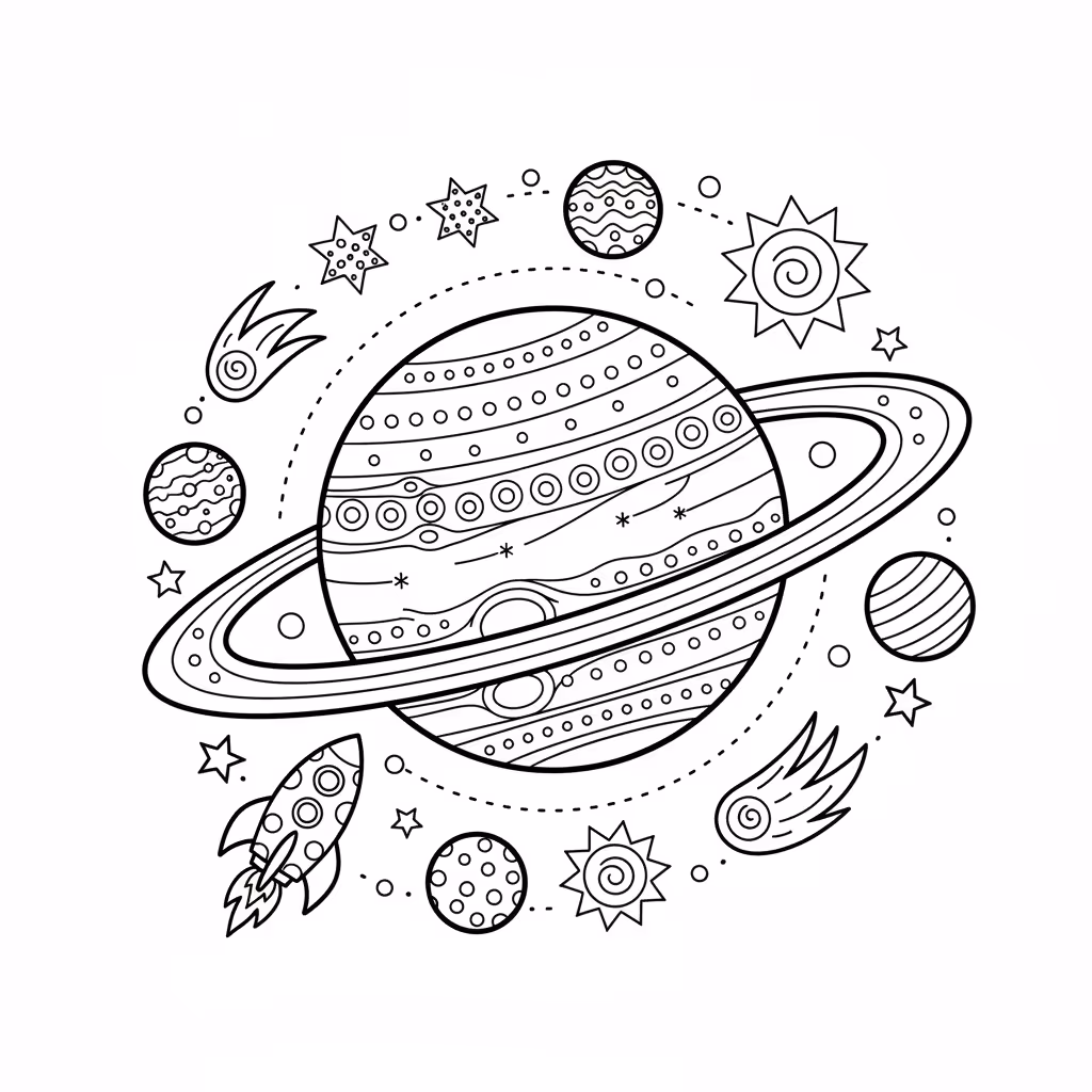 coloriage pour enfant à télécharger, niveau intermédiaire.
