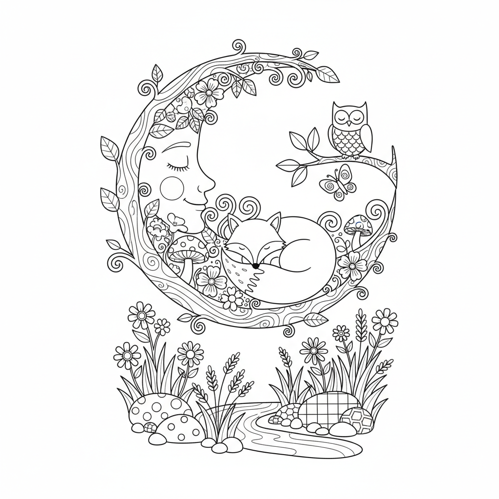 coloriage pour enfant à télécharger, niveau intermédiaire.