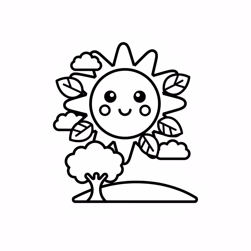coloriage pour enfant à télécharger, niveau facile.