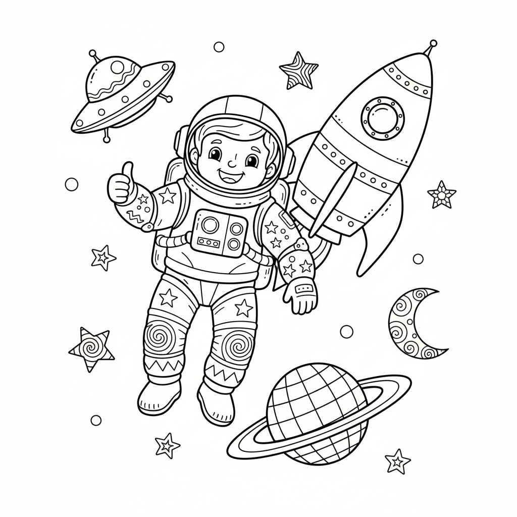 coloriage pour enfant à télécharger, niveau intermédiaire.