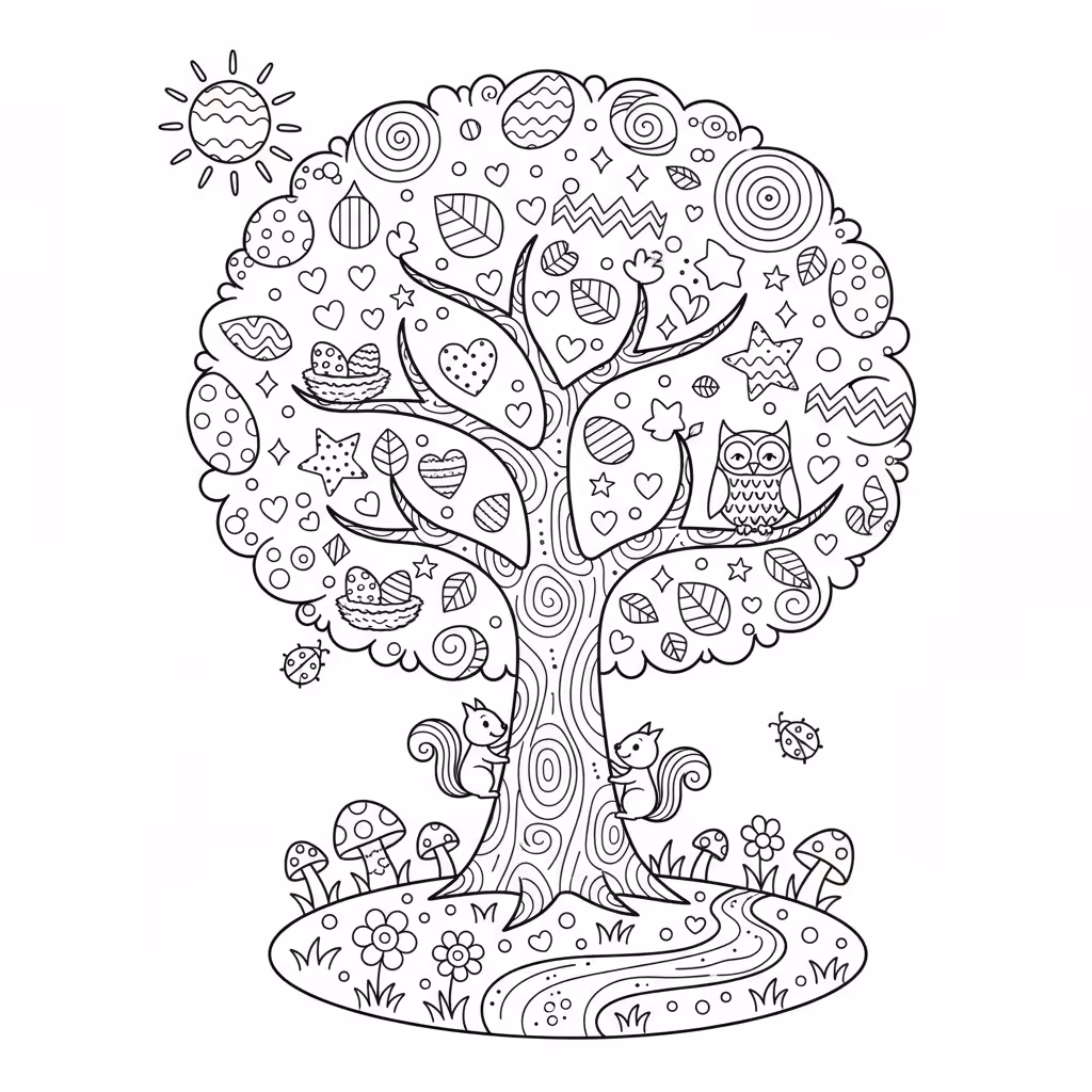 coloriage pour enfant à télécharger, niveau intermédiaire.