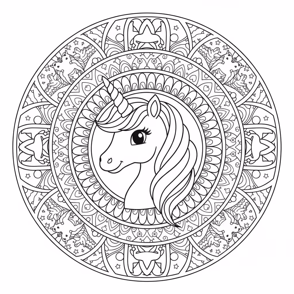 coloriage pour enfant à télécharger, niveau intermédiaire.