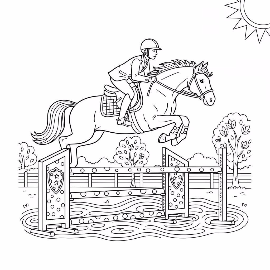 coloriage pour enfant à télécharger, niveau intermédiaire.