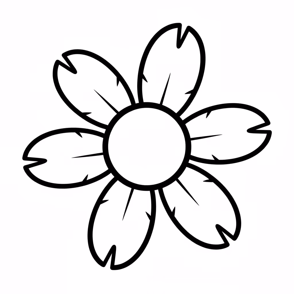 Picture of a printable coloring page showing Feather Mandala, level medium