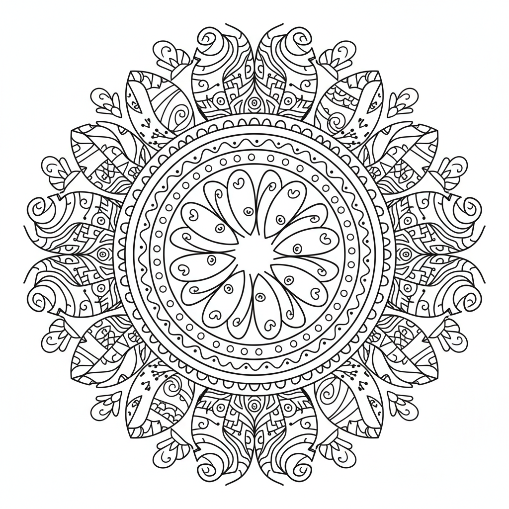 coloriage pour enfant à télécharger, niveau intermédiaire.