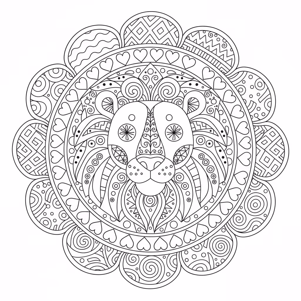 coloriage pour enfant à télécharger, niveau intermédiaire.
