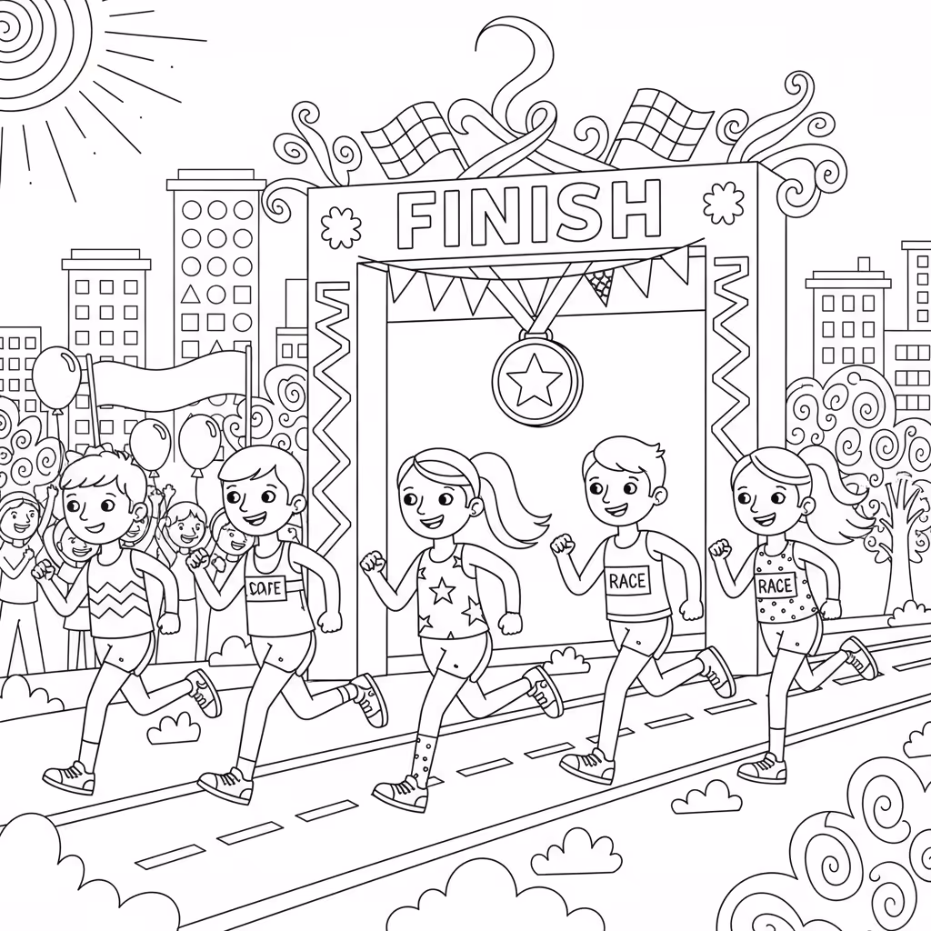 coloriage pour enfant à télécharger, niveau intermédiaire.