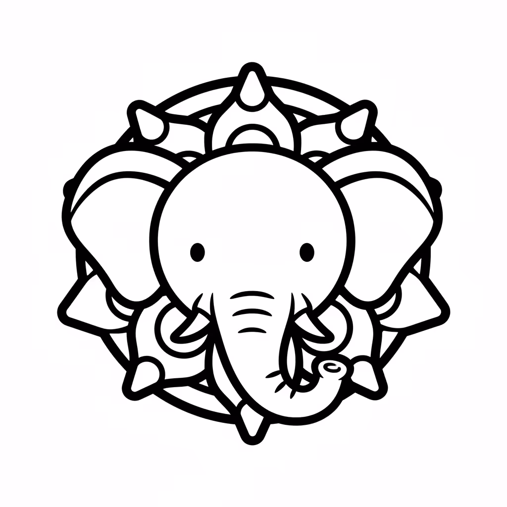 coloriage pour enfant à télécharger, niveau facile.