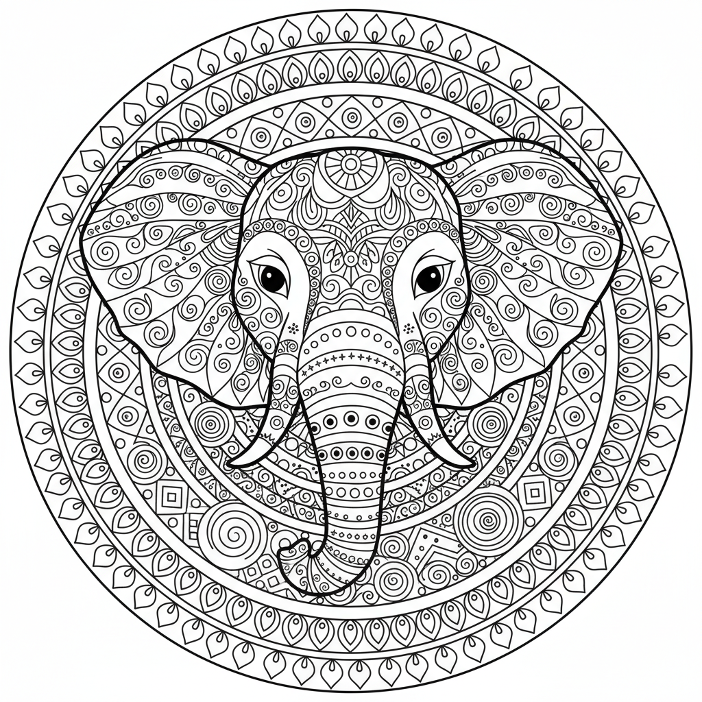 coloriage pour enfant à télécharger, niveau intermédiaire.
