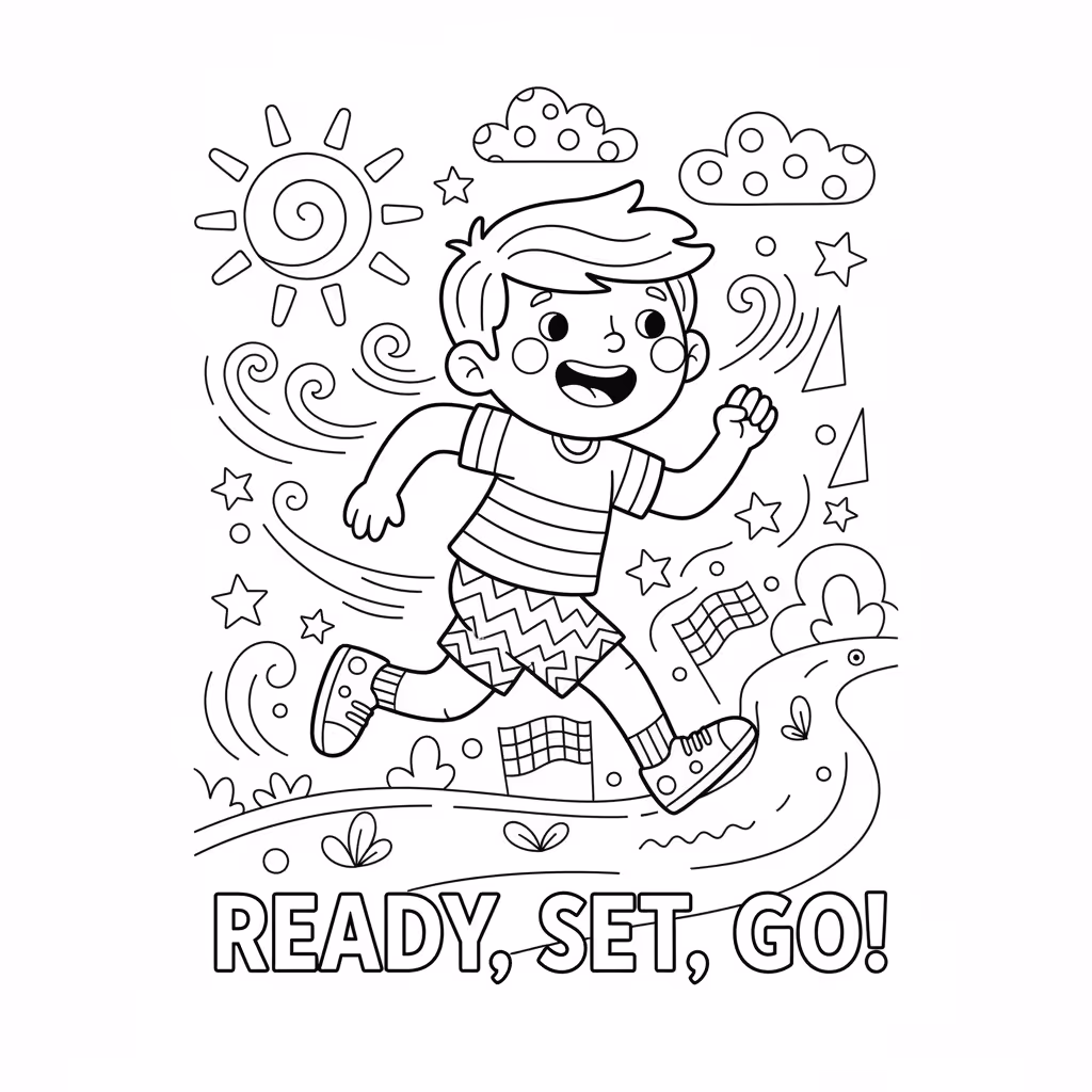 coloriage pour enfant à télécharger, niveau intermédiaire.